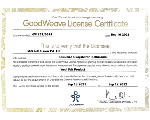 11cm Stitch Felt Flamingo