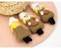 12cm Felt Easter Farm Lady