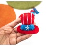 6cm Felt Uncle Sam's Hat