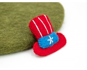 6cm Felt Uncle Sam's Hat
