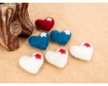 4cm Felt Heart with Star