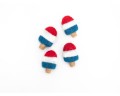 5cm Felt Popsicle - 4th of July