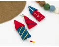 Handmade Felt Firecracker - 4th of July