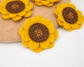 10cm Felt Sunflower