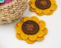 10cm Felt Sunflower