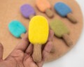 10cm Colorful Handmade Wool Felt Popsicle
