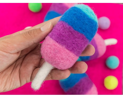 8cm Felt Cotton Candy