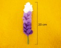 20cm Handmade Wool Felt Lavender Flower