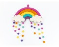 30x38cm Colorful Felt Stitched Rainbow Mobile
