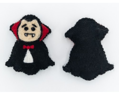 9cm Halloween Felted Dracula
