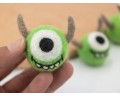 5cm Needle Felted One Eyed Monster