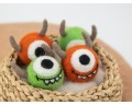 5cm Needle Felted One Eyed Monster