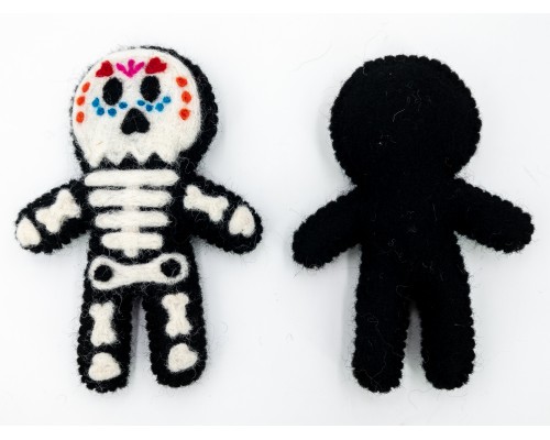 13cm Coco Wool Felt Skeleton