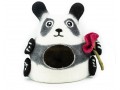 Wool Felt Panda Design Cat Cave