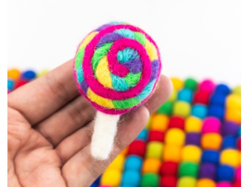 8cm Felt Lollipop