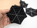 12cm Wool Felt Spider Web