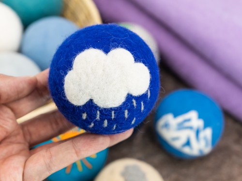 8cm Laundry Wool Dryer Balls Handmade | 6 Pieces Pack