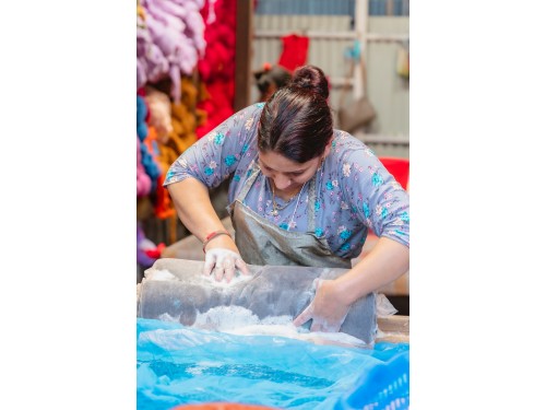 6x2ft Natural Wool Yoga Mat