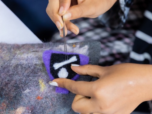 7cm Felt Poison Bottle