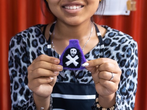 7cm Felt Poison Bottle