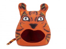 Wool Felt Tiger Design Cat...