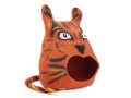 Wool Felt Tiger Design Cat Cave