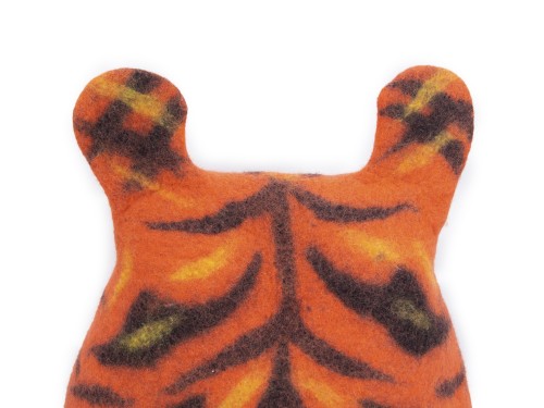 Wool Felt Tiger Design Cat Cave