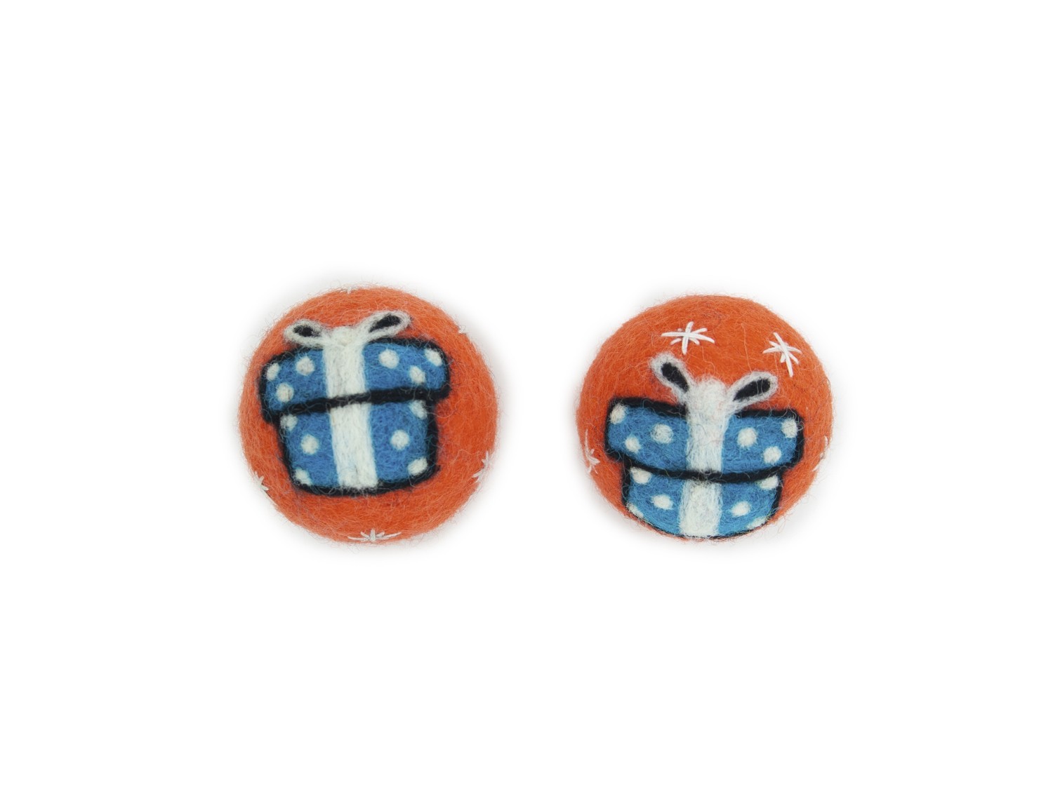 Handmade 5cm Felt Christmas Ornaments Ball [Free Shipping] Felt and Yarn