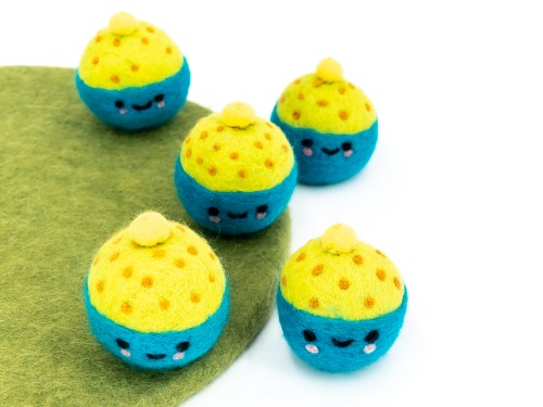 Creamy Felt Mashed Potato for Kitchen Decoration - Felt & Yarn