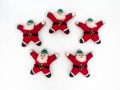 Wool Felt Mini Santa Claus Ornament