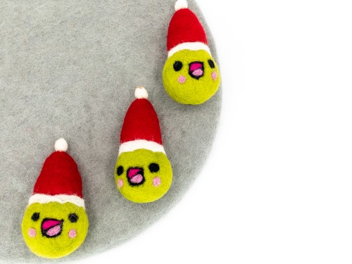 Felt Brussels Sprout Bauble Ornament