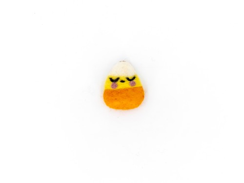 6cm Halloween Felt Cheeky Candy Corn