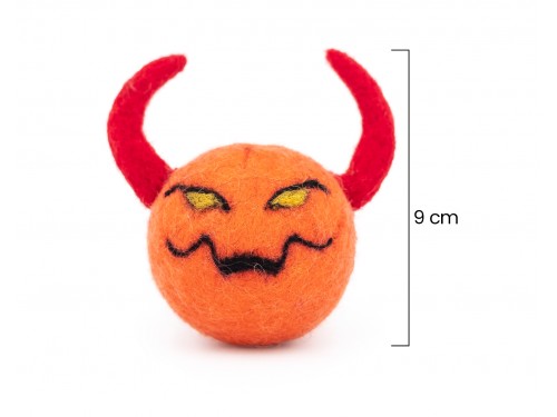 9cm Felt Red Horn Devil