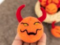 9cm Felt Red Horn Devil