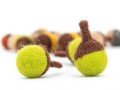 2cm Handmade Felt Acorn