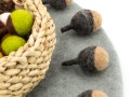 2cm Handmade Felt Acorn