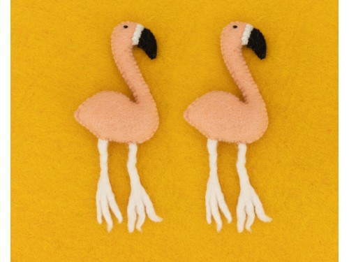 Wool Felt Flamingo