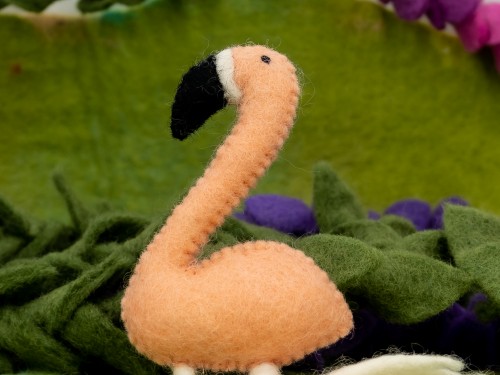 Wool Felt Flamingo