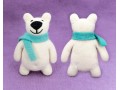 11cm Cute Christmas Felt Polar Bear