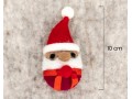 Felt Santa Head with Ribbon