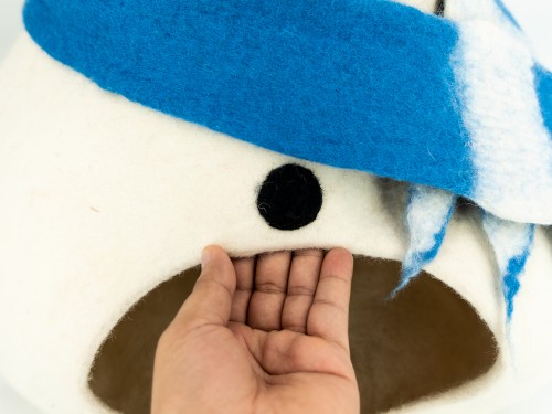 Snowman Felt Cat Cave