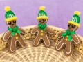 Farmhouse Christmas Felt Gingerbread Men