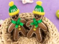 Farmhouse Christmas Felt Gingerbread Men