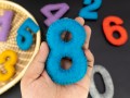 8cm | 10cm Bulk Felt Stitched Numbers