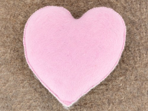 37cm Felted Valentine Heart