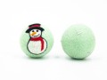 Wool Felt Ball with Snowman Design