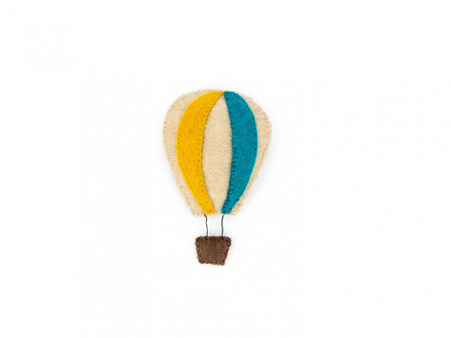 15cmFelt Hot Air Balloon Craft for Woodland Nursery