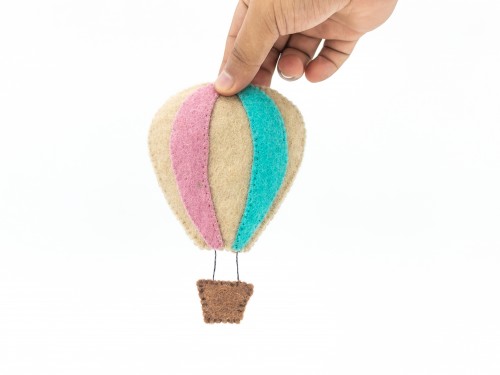 15cm Felt Hot Air Balloon