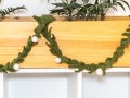 6ft Wool Felt Leaf Garland