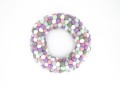Pastel Felt Ball Wreath